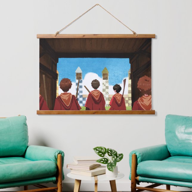 HARRY POTTER™ & the GRYFFINDOR™ QUIDDITCH™ Team Hanging Tapestry (Living Room)