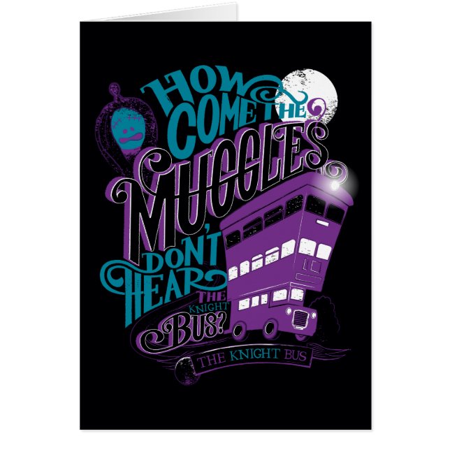 Harry Potter | The Knight Bus Typography Graphic (Front)