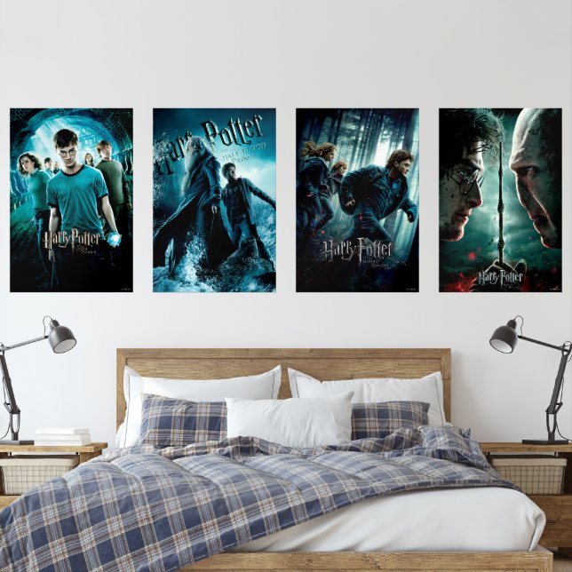HARRY POTTER™ Theatrical Posters 5-8 (Bedroom)