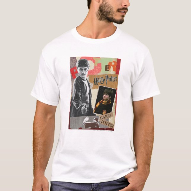 Harry Potter Then and Now T-Shirt (Front)