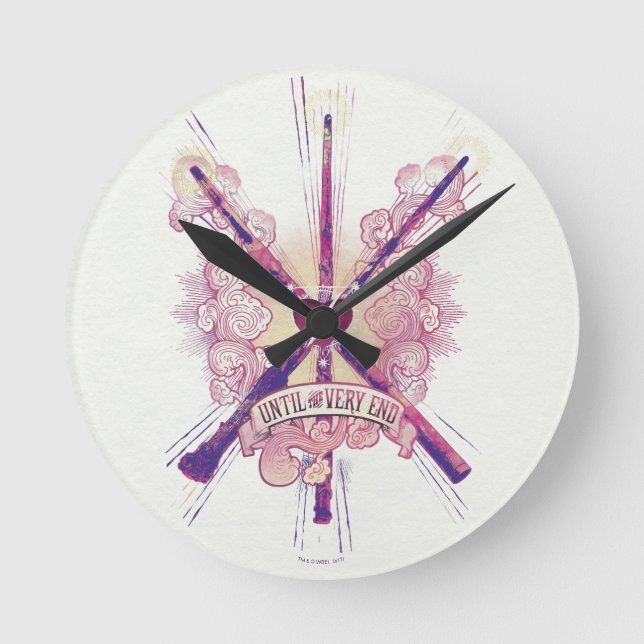 Harry Potter | Until The Very End Round Clock (Front)