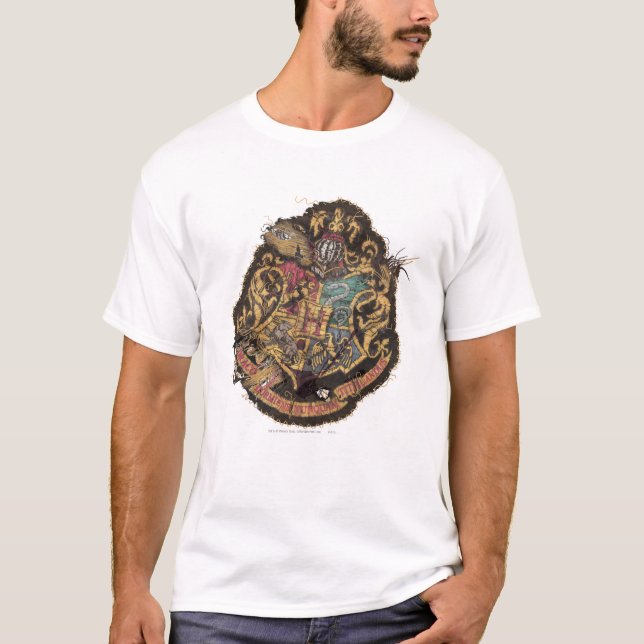 Harry Potter | Vintage Hogwarts Crest T-Shirt (Front)