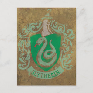 Harry Potter Vintage Slytherin Postcard