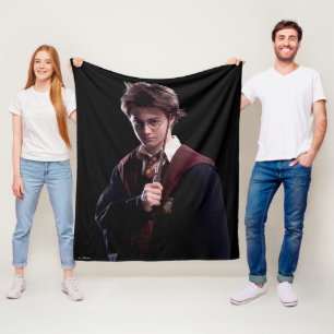 Harry Potter Wand Raised Fleece Blanket