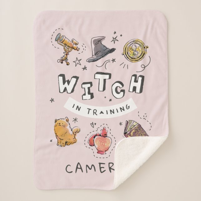 HARRY POTTER™ | Witch in Training Sherpa Blanket (Front)