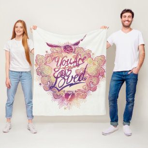 Harry Potter   You Are So Loved Fleece Blanket