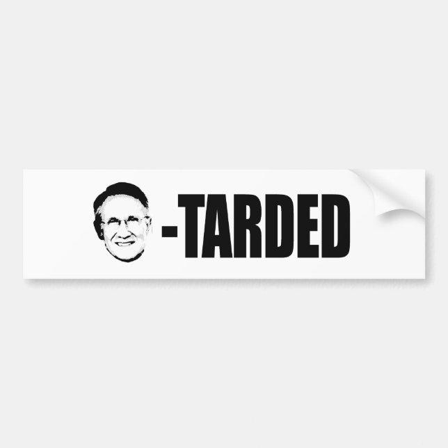 Harry Reid-tarded Bumper Sticker (Front)