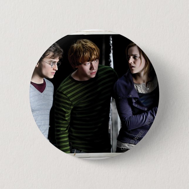 Harry, Ron, and Hermione 4 6 Cm Round Badge (Front)