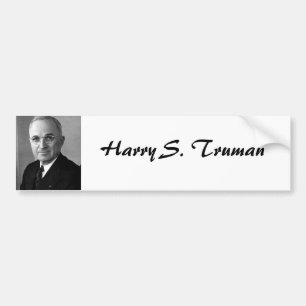 Harry S. Truman 33 Bumper Sticker
