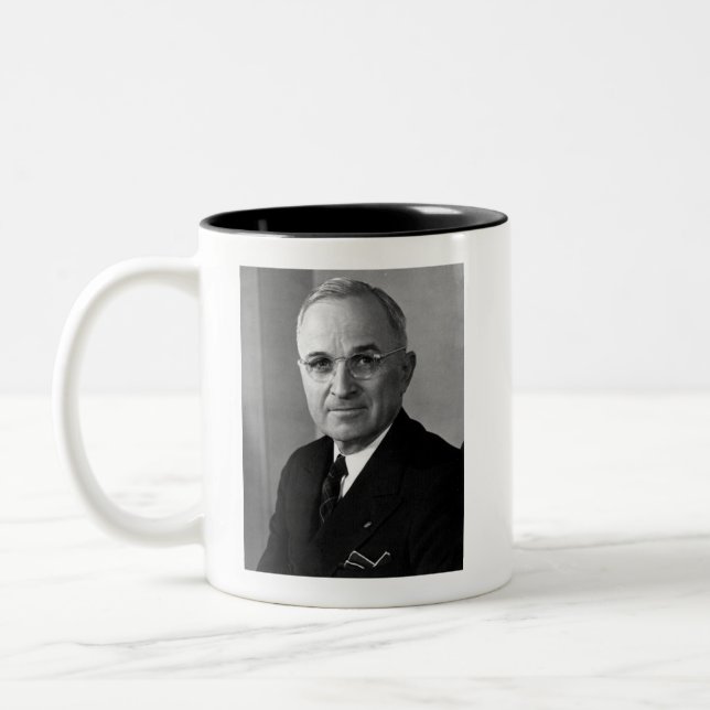 Harry S. Truman 33rd President Two-Tone Coffee Mug (Left)