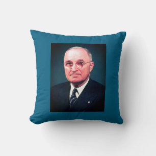 Harry S. Truman, American President, US Statesman Cushion