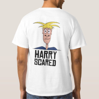 Harry Scared White Mens T-Shirt