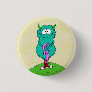Harry & Snugglewort, button
