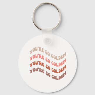 Harry styles Golden Key Ring