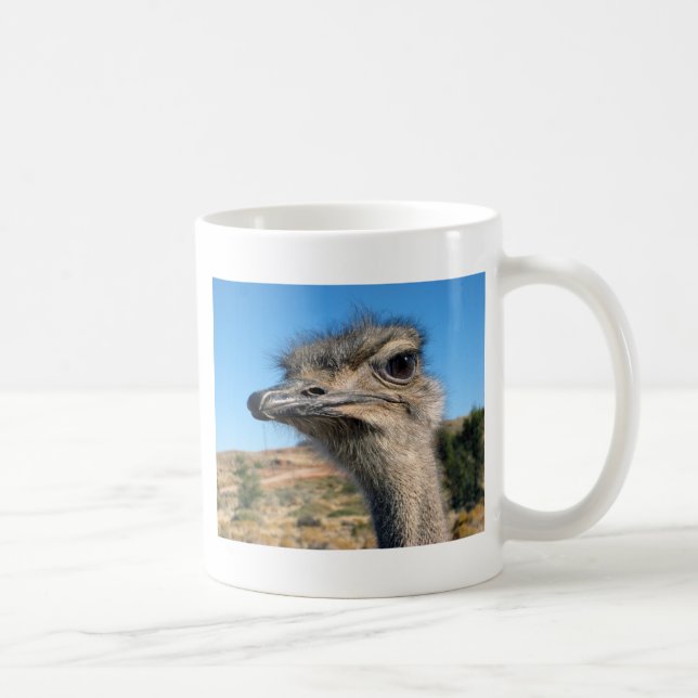 Harry the Happy Ostrich Coffee Mug (Right)
