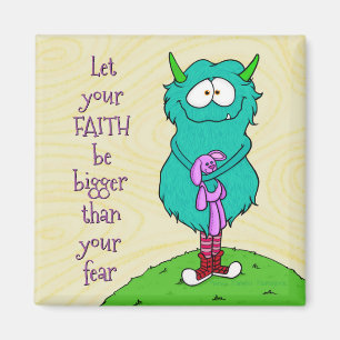 Harry the Monster, magnet w/quote