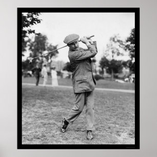 Harry Vardon, Six Time US Open Golf Champion 1914 Poster