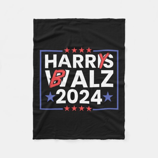 Harrys B Funny Harry B 2024 2  Fleece Blanket (Front)