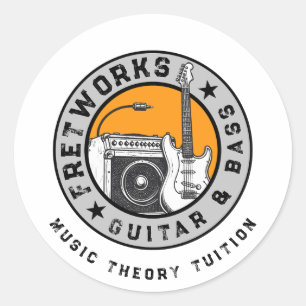 Harry's Music Classic Round Sticker