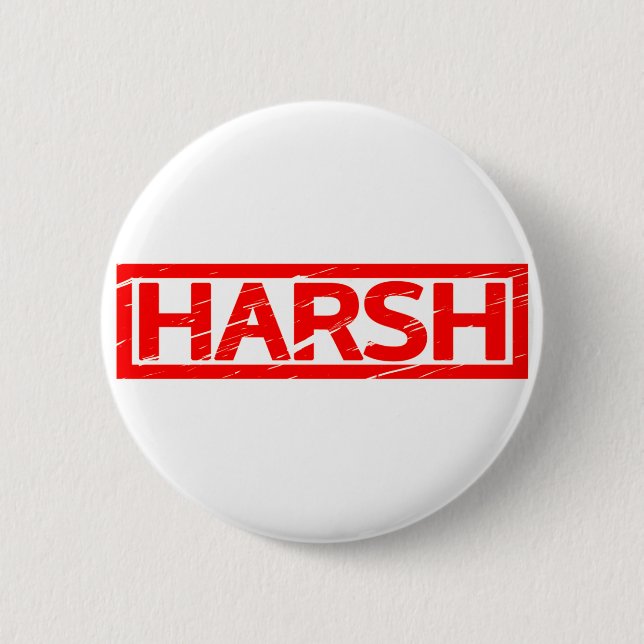 Harsh Stamp 6 Cm Round Badge (Front)