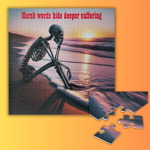 Harsh Words Hide Deeper Suffering   Jigsaw Puzzle