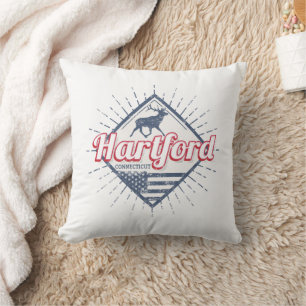 Hartford City Connecticut United States USA Cushion