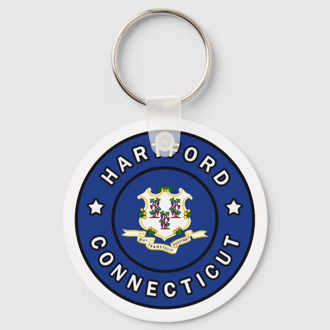 Hartford Connecticut Key Ring (Front)