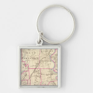 Hartford County Connecticut Key Ring