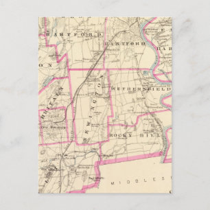 Hartford County Connecticut Postcard