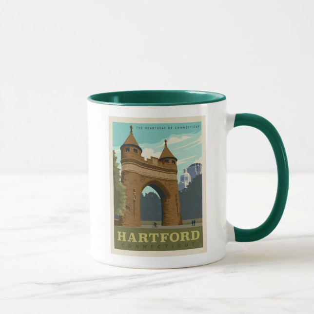 Hartford, CT Mug (Right)