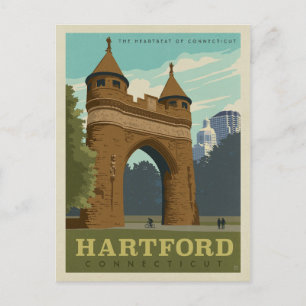 Hartford, CT Postcard