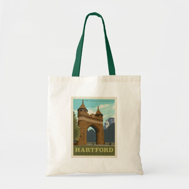 Hartford, CT Tote Bag (Front)