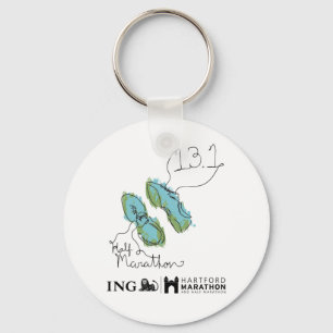 Hartford Half-Marathon: Shoes Key Ring