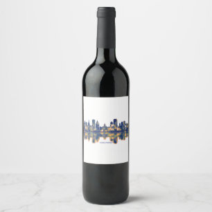Hartford Skyline Wine Label