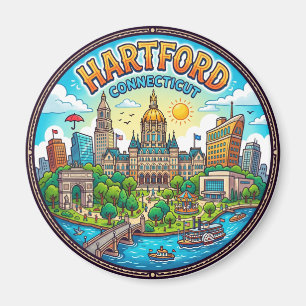 Hartford USA Magnet