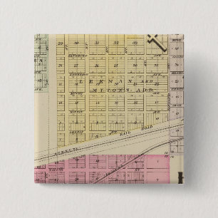 Hartland, Kearney County, Kansas 15 Cm Square Badge