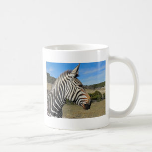 Hartmann's Zebra Profile at Fossil Rim Coffee Mug