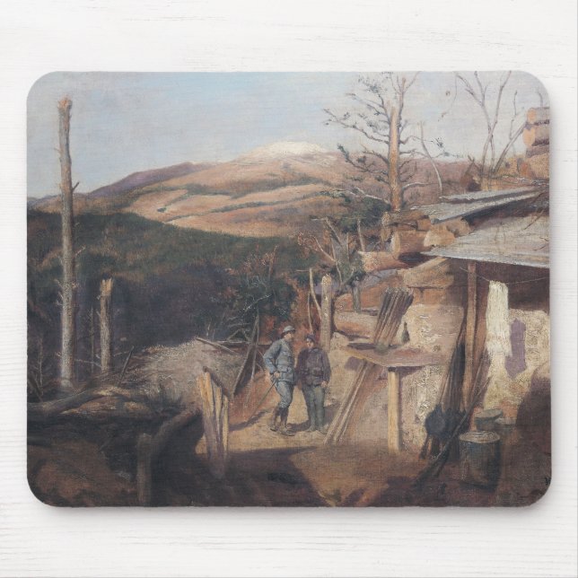 Hartmanswillerkopf, View from Roche-Sermet, 1915 Mouse Pad (Front)