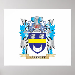 Hartnett Coat of Arms - Family Crest Poster