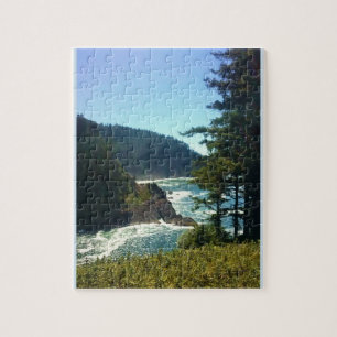 Hart's Cove, Oregon Coast Jigsaw Puzzle