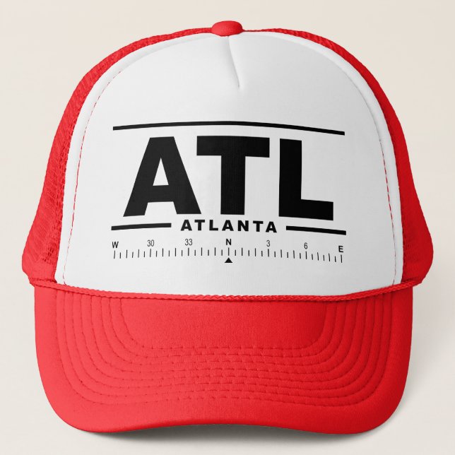 Hartsfield–Jackson Atlanta Intl Airport ATL Trucker Hat (Front)