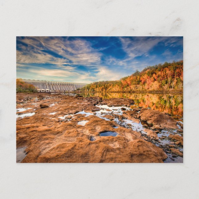 Hartwell Dam Postcard (Front)