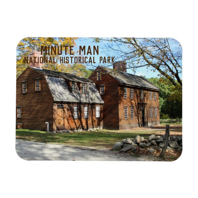 Hartwell Tavern, Minute Man National Hist. Park Magnet (Horizontal)
