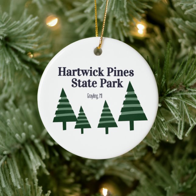 Hartwick Pines State Park Christmas Tree Ornament (Tree)
