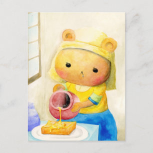 Harumitsu wo Shiite Kuma Holiday Postcard