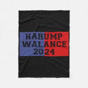 Harump Walance 2024 Shirt Harris Trump Wheimer Van Fleece Blanket