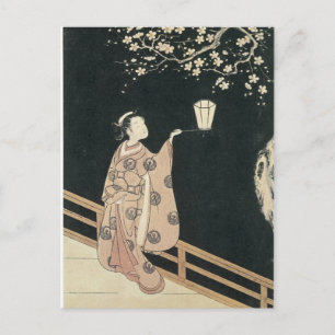 Harunobu Plum Blossom 1760 Art Prints Postcard