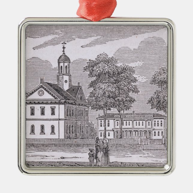 Harvard University, from 'Historical Metal Tree Decoration (Front)