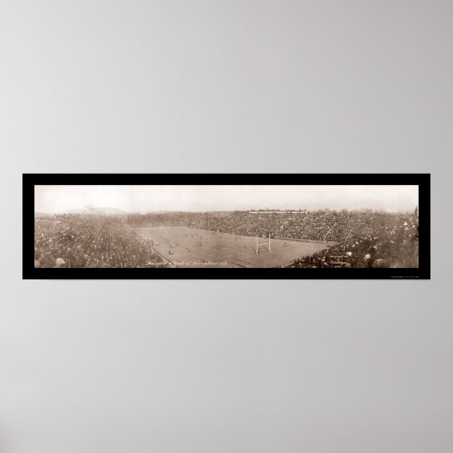 Harvard Yale Football Photo 1908 Poster (Front)