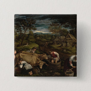 Harvest, , 1576 15 cm square badge
